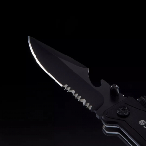 Универсальный складной нож Xiaomi Jiuxun Tools Folding Knife Outside Household Black - фото 4