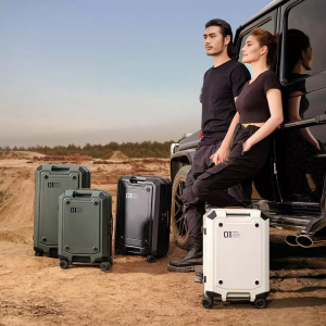 Чемодан Xiaomi UREVO Suitcase Sahara Army 24 дюйма Dark Green - фото 5