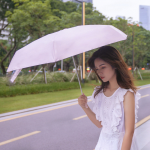 Компактный женский механический зонт Xiaomi Konggu Umbrella Pink