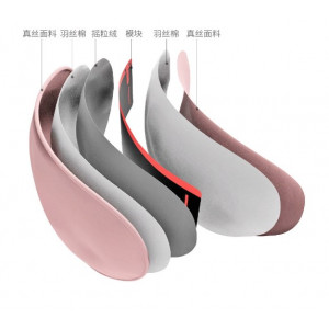 Согревающая маска для глаз Xiaomi PMA Graphene Heat Silk Blindfold Pink - фото 3