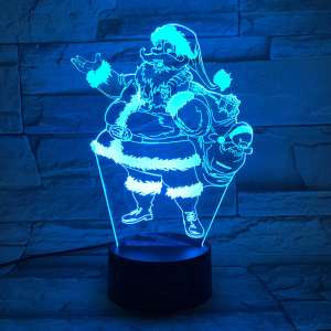 Лампа 3D Санта Клаус (GL-47)