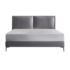 Двуспальная кровать Xiaomi 8H Jun Italian Light Luxury Leather Soft Bed 1.8m Grey (JMP2) техника