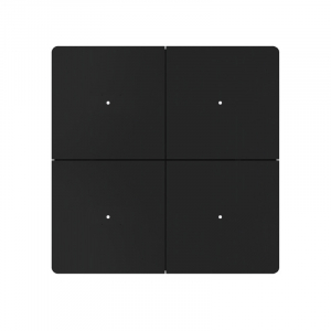 Умный настенный выключатель Xiaomi Pingtou Xiong PTX Smart Switch A6 Black  (четырехклавишный с нулевой линией) - фото 1