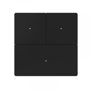 Умный настенный выключатель Xiaomi Pingtou Xiong PTX Smart Switch A6 Black  (тройной с нулевой линией) - фото 1