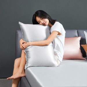 Шелковая наволочка Xiaomi 8H Silk Pillowcase Moonlight Grey ZS (48x74cm) - фото 2